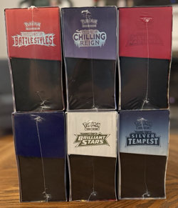 Pokemon TCG ETB Sealed Lot - Sword & Shield - Six Elite Trainer Boxes - Image 4