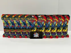Pokemon TCG Phantasmal Flames ME02 Sleeved Booster Pack Factory Sealed-Lot Of 10 - Image 1