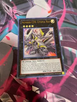 YUGIOH - NUMBER C39: UTOPIA RAY - ULTRA RARE - ORCS - 1ST ED - LP - Image 1