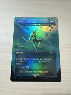 Hope's Aero Magic - Cyclonic Rift (Rainbow Foil) Secret Lair Drop + Bonus Card - Image 1