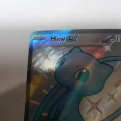 Pokemon Mew Ex Full Art Shiny Ultra Rare Holo 216/091 SV: Paldean Fates Card - Image 2