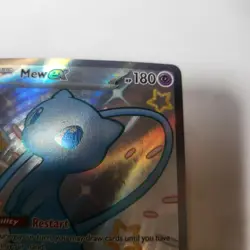 Pokemon Mew Ex Full Art Shiny Ultra Rare Holo 216/091 SV: Paldean Fates Card - Image 5