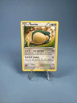 Snorlax 77/124 - XY Fates Collide Non-Holo Rare Pokemon Card 2016 - LP - Image 1