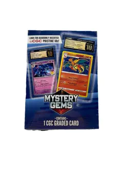 Pokemon TCG Mystery Gems CGC Graded Slab Factory Sealed New Card 2026 - Image 1