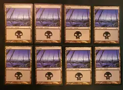 8x Basic Swamp #372 NM Tenth Edition 10th Mtg Magic Black Land Mana Card - Image 1