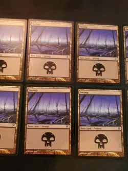 8x Basic Swamp #372 NM Tenth Edition 10th Mtg Magic Black Land Mana Card - Image 3