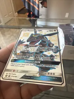 Pokemon TCG Rayquaza GX Celestial Storm Holo Card 177a/168 Promo Shiny Mint - Image 5