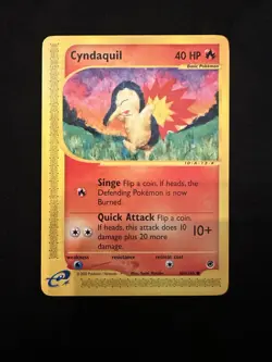 Cyndaquil (104) Normal #104/165 Common Pokemon Expedition NM Card - Image 1
