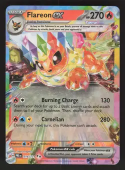 Flareon ex 014/131 Pokemon TCG SV: Prismatic Evolutions NM - Image 1
