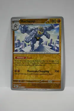 Machamp 068/165 Rare 151 Pokemon Reverse Holo NM - Image 1