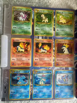 Pokemon Japanese 2nd Gen Starter Lot | Feraligatr Meganium Typhlosion | Full Set - Image 3