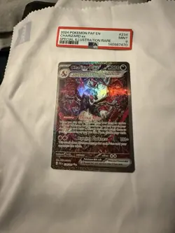 DAMAGED! Pokemon Charizard ex SV:Paldean Fates Special Illustration Rare 234/091 - Image 4