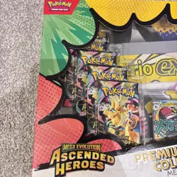 Pokemon Ascended Heroes: Mega Lucario ex Premium Poster Collection - In Hand - Image 3