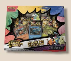 Pokemon TCG Ascended Heroes First Partner Deluxe Pin Collection SEALED - Image 1