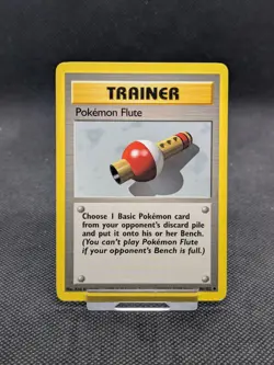 Pokemon Pokemon Flute Base Set 86/102 Uncommon WOTC LP-NM - Image 1