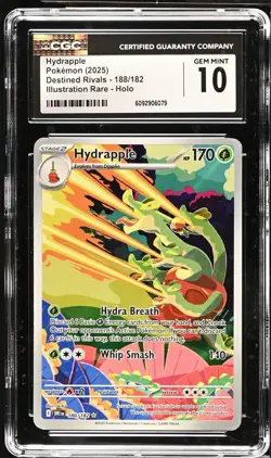 CGC 10 Hydrapple Illustration Rare Holo Sv10 Destined Rivals 188/182 Pokemon TCG - Image 1