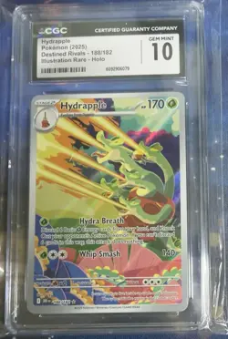 CGC 10 Hydrapple Illustration Rare Holo Sv10 Destined Rivals 188/182 Pokemon TCG - Image 3