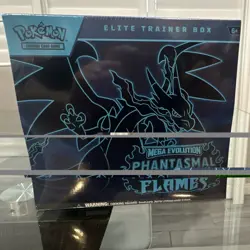 Pokemon Elite Trainer Box Mega Evolution Phantasmal Flames Charizard 2025 - Image 1