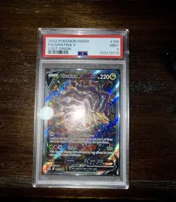 Pokemon 2022 Giratina V 186/196 Alt Art Lost Origin PSA 9 - Image 1