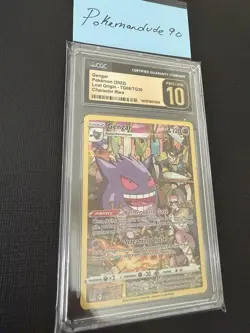 2022 POKEMON LOST ORIGIN TRAINERS GALLERY #TG06/TG30 GENGAR HOLO CGC 10 PRISTINE - Image 3
