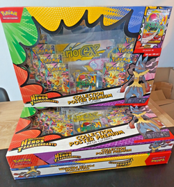 Coffret Pokemon Poster Premium Mega-LUCARIO Heros Transcendants FR Neuf SCELLE - Image 1