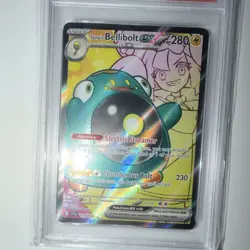 Pokemon Iono's Bellibolt ex 172/159 Journey Together Ultra Rare EX Holo PSA 10 - Image 3