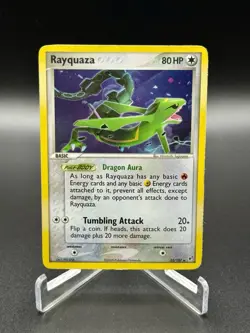 Pokemon TCG Rayquaza 22/107 Holo Rare EX Deoxys MP/LP - Image 1