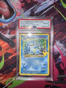 Pokemon Blastoise Celebrations Classic Collection Holo PSA 10 #2/102 - Image 1