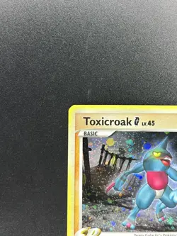 Toxicroak G DP41 Black Star Promos Diamond & Pearl Holo Pokemon 2009 LP SWIRL - Image 3