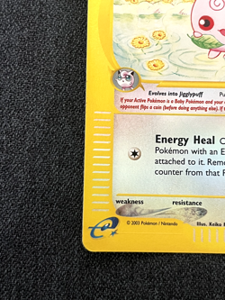 Pokemon TCG Igglybuff 67/144 Skyridge Reverse Holo NM - Image 3