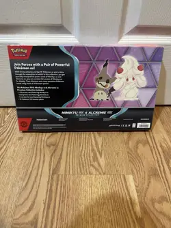 Mimikyu ex & Alcremie EX - Premium Pokemon Collection Box - Sealed In Hand - Image 2