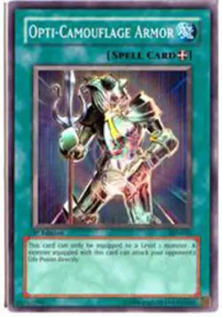 Opti-Camouflage Armor - AST-035 - Common - 1st Edition LP Yugioh Ancient Santuar - Image 1
