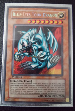 Yu-Gi-Oh! Blue-Eyes Toon Dragon, MRL-000, 1st Edition, Secret Rare, Magic Ruler - Image 1
