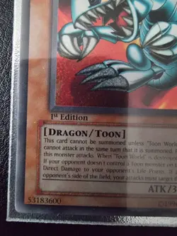 Yu-Gi-Oh! Blue-Eyes Toon Dragon, MRL-000, 1st Edition, Secret Rare, Magic Ruler - Image 4