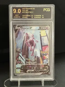 Mewtwo V 072/078 Alternate Art Ultra Rare POKEMON GO TCG Card - NM Fcg Psa Bgs - Image 1