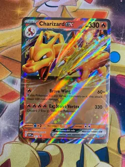 Charizard EX Pokemon TCG Black Star Promo #161 Super Premium Collection Card NM - Image 1