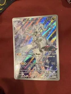 SEALED Pokemon TCG N's Reshiram 167/159 Journey Together Stamped Promo - Image 1