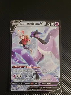 Galarian Articuno V TG16/TG30 - Pokemon Astral Radiance Trainer Gallery NM - Image 1