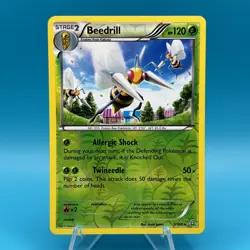 Beedrill 3/160 Reverse Holo XY Primal Clash 2015 Rare Pokemon TCG - Image 1