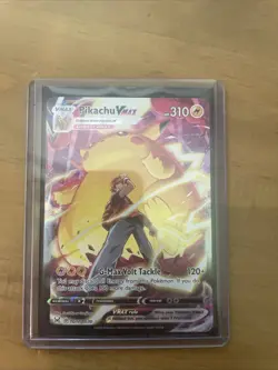 Pikachu VMAX TG17/TG30 Full Art Rare Pokemon Card Lost Origin - Image 1