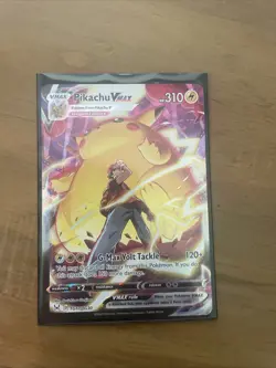 Pikachu VMAX TG17/TG30 Full Art Rare Pokemon Card Lost Origin - Image 2