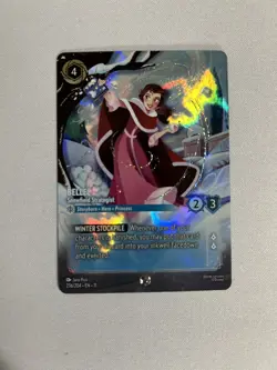 Disney Lorcana Winterspell Belle Snowfield Strategist 236/204 Enchanted Rare - Image 1