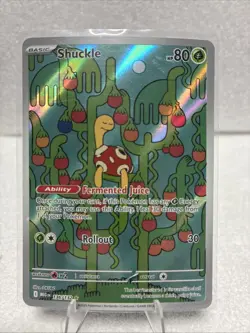 SHUCKLE 136/132 LP FULL ART HOLO SIR MEGA EVOLUTION POKEMON CARD TCG US SELLER - Image 1