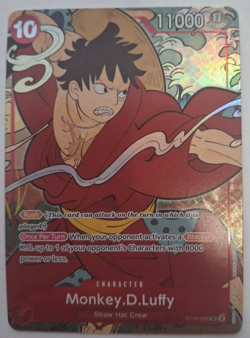 Monkey.D.Luffy (English Version 1st Anniversary Set) ST10-006 One Piece Card - Image 1