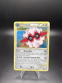 Forretress 3/90 - HGSS Undaunted - Holo Pokemon Card - LP Condition - Image 1