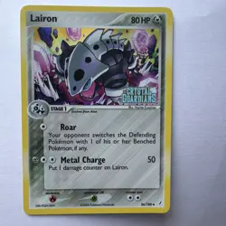Lairon Pokemon Card 36/100 Reverse Holo With Crystal Guardians Stamp NM - Image 1