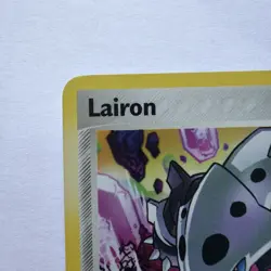 Lairon Pokemon Card 36/100 Reverse Holo With Crystal Guardians Stamp NM - Image 3