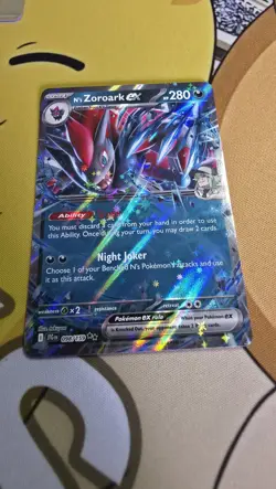 Pokemon TCG N's Zoroark EX Journey Together Half Art Holo Card 098/159 - Image 1
