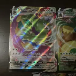 Pokemon Tornadus VMAX Rillaboom VMAX Centiskorch V Holo English Card Lot - Image 3