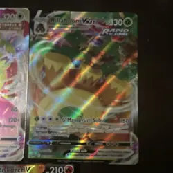 Pokemon Tornadus VMAX Rillaboom VMAX Centiskorch V Holo English Card Lot - Image 4